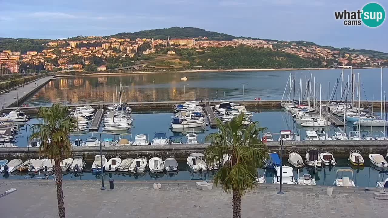 Web kamera Koper – marina i promenada – hotel Grand Koper