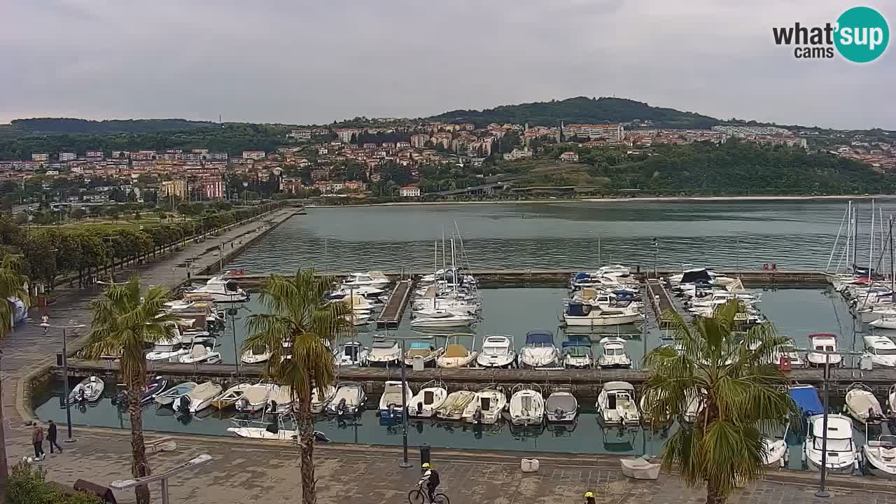 Web kamera Koper – marina i promenada – hotel Grand Koper
