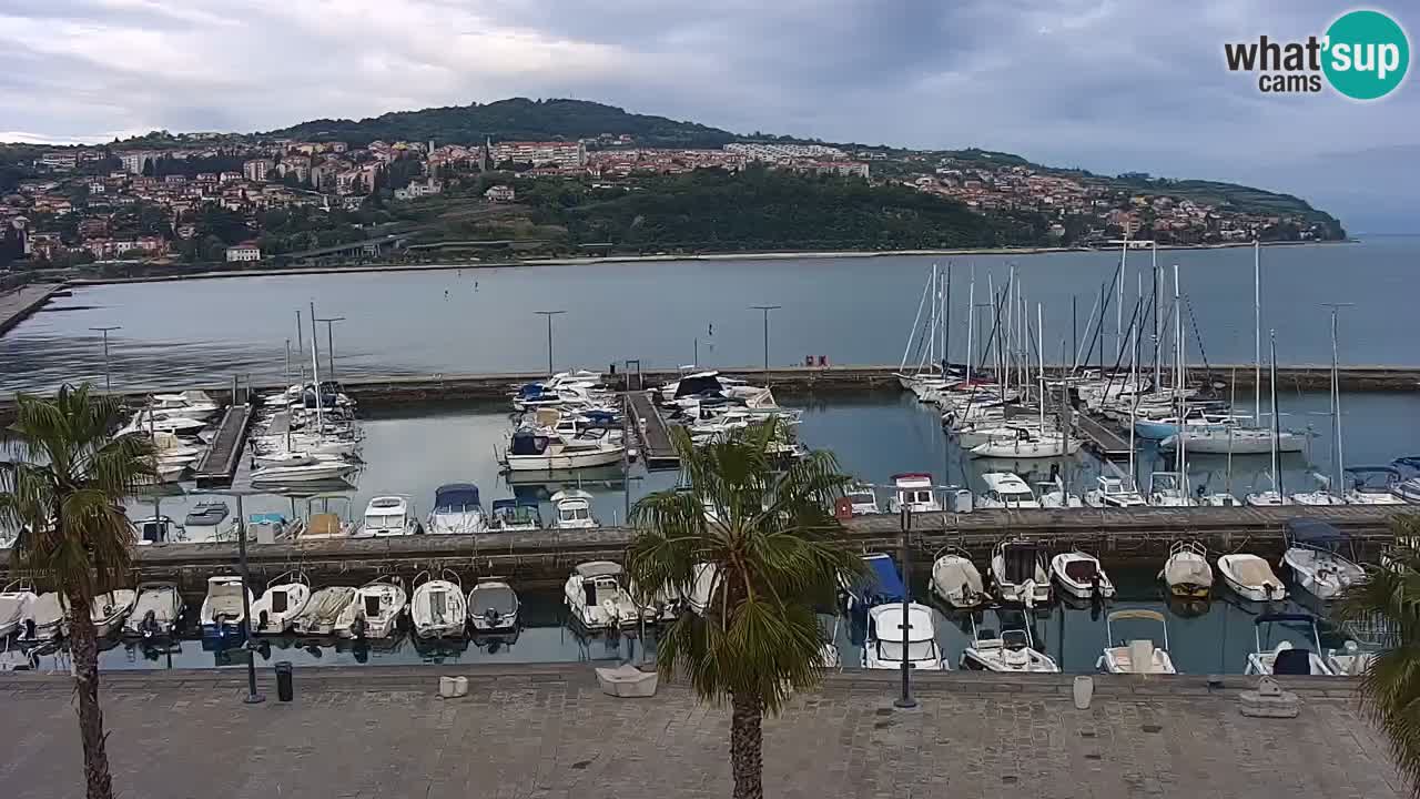 Web kamera Koper – marina i promenada – hotel Grand Koper