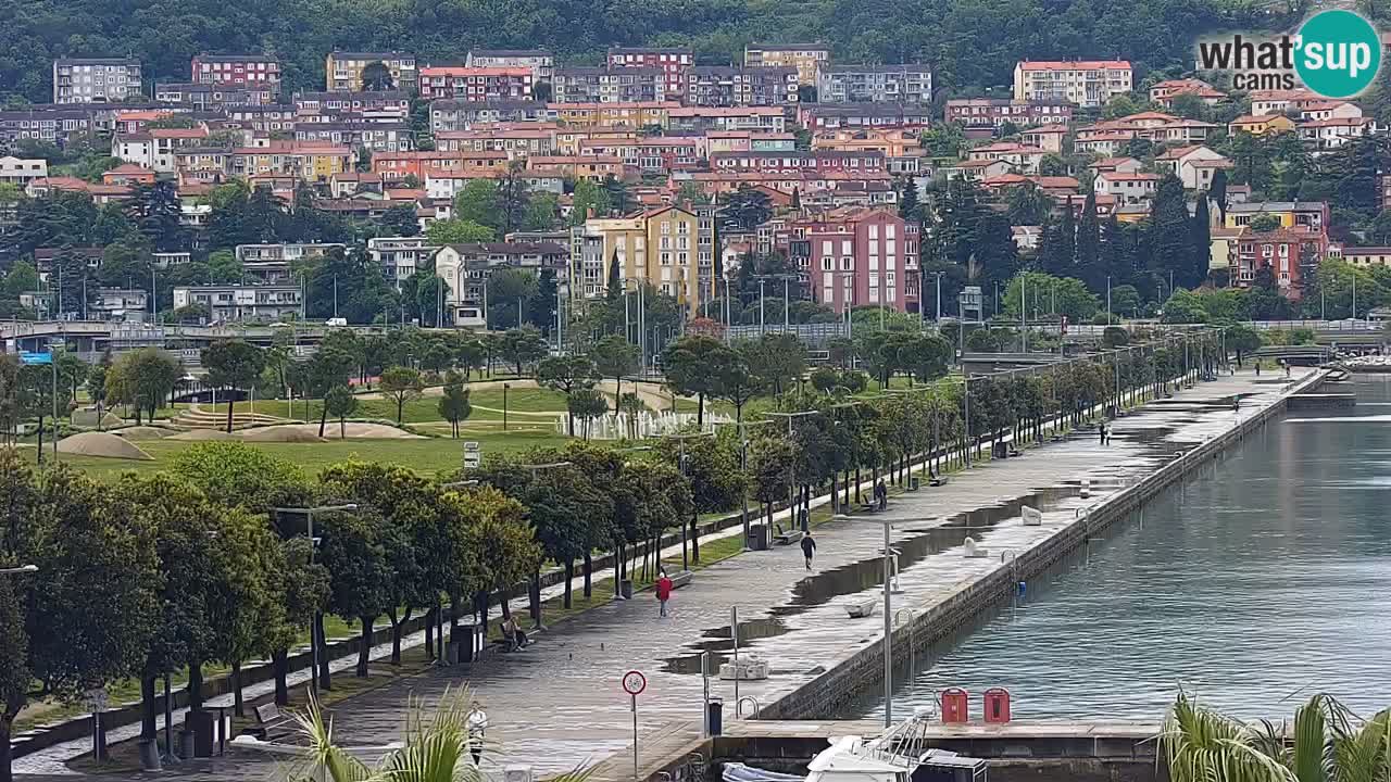 Camera en vivo Koper – puerto deportivo y paseo marítimo desde el Hotel Grand Koper