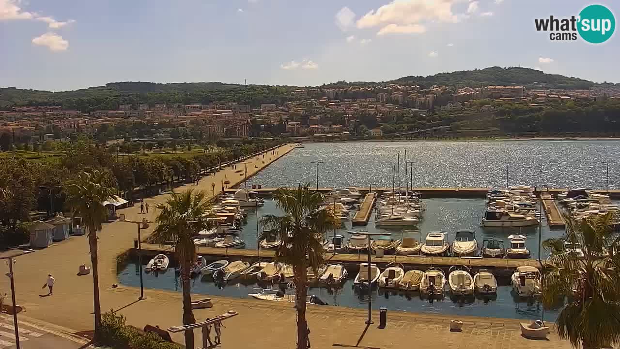 Web kamera Koper – marina i promenada – hotel Grand Koper