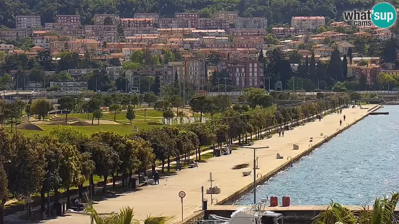 Webcam Capodistria – marina e lungo mare dall’Hotel Grand Koper