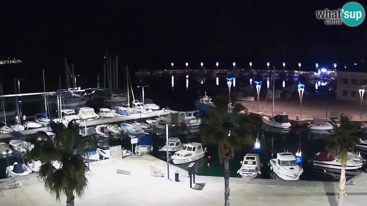 Spletna kamera Luka Koper v živo – Potniški terminal in tovorno pristanišče – Slovenija