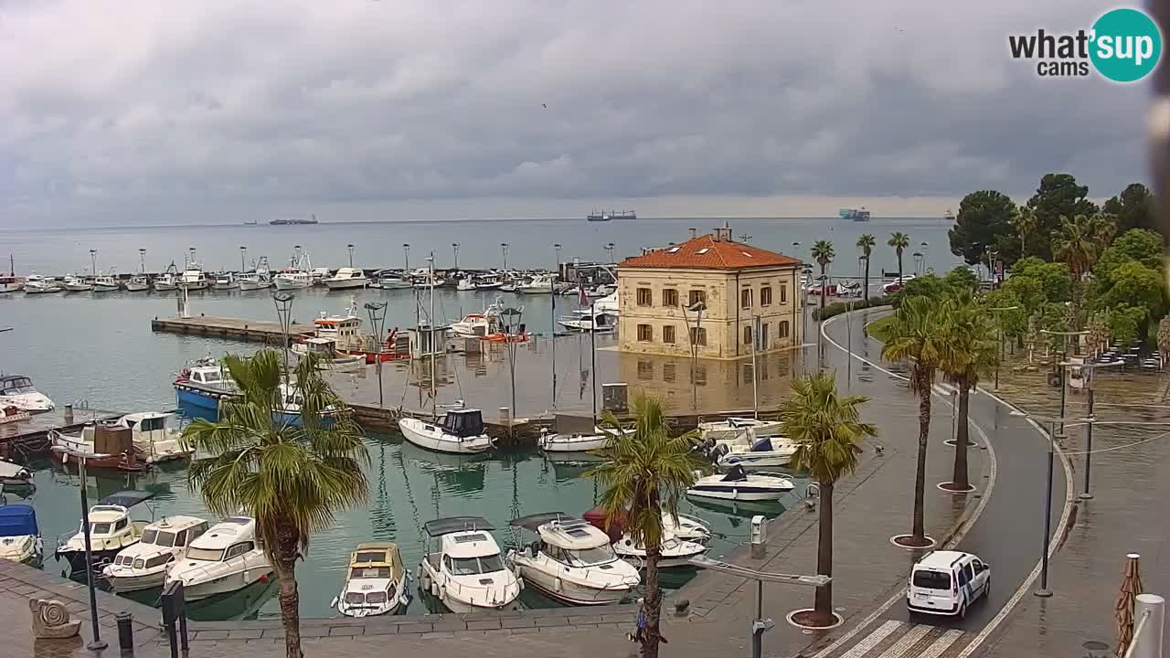 The Port of Koper live webcam – cruise and cargo port – Slovenia
