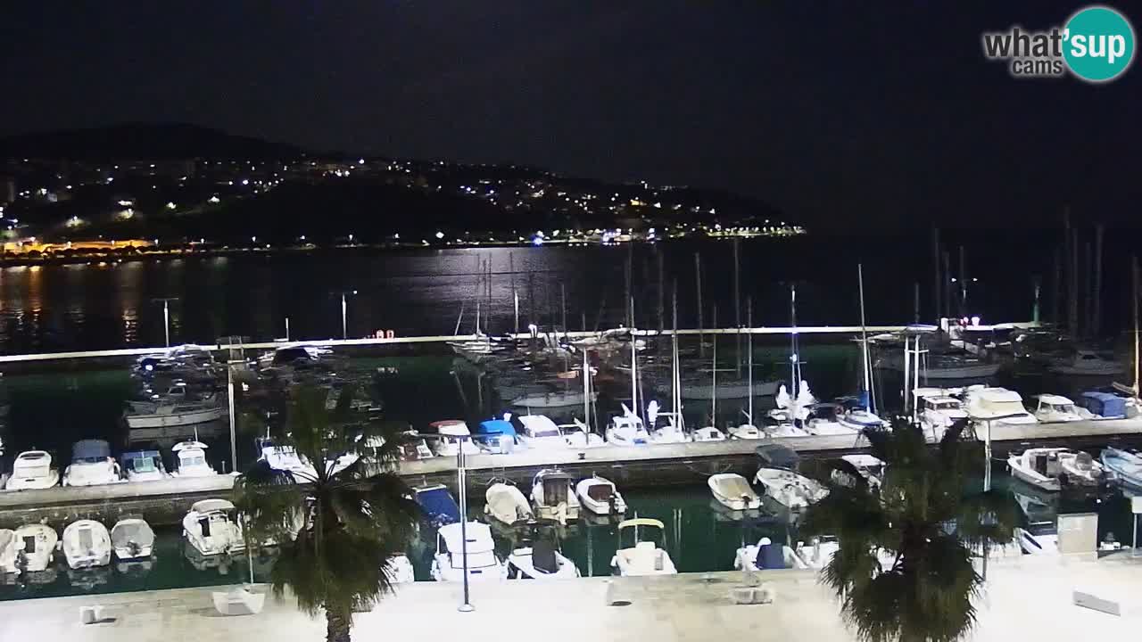 Webcam Capodistria – marina e lungo mare dall’Hotel Grand Koper