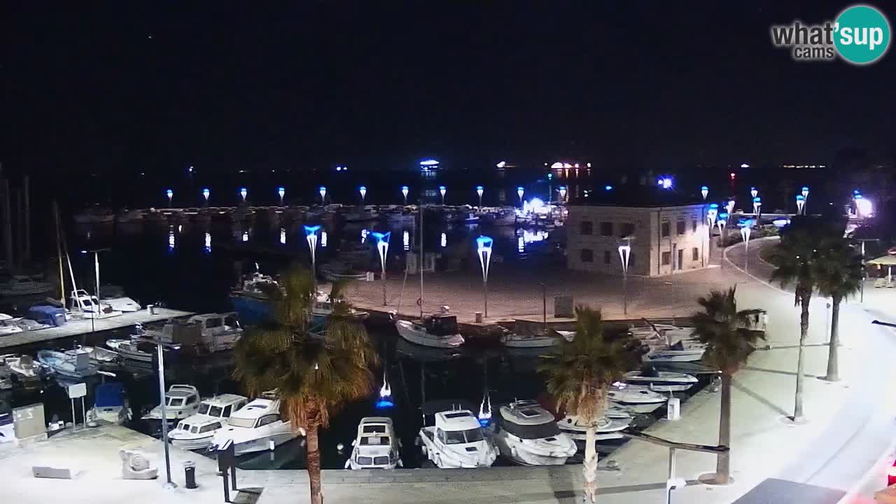 Spletna kamera Koper – Panorama na marino in promenado s Hotela Grand Koper