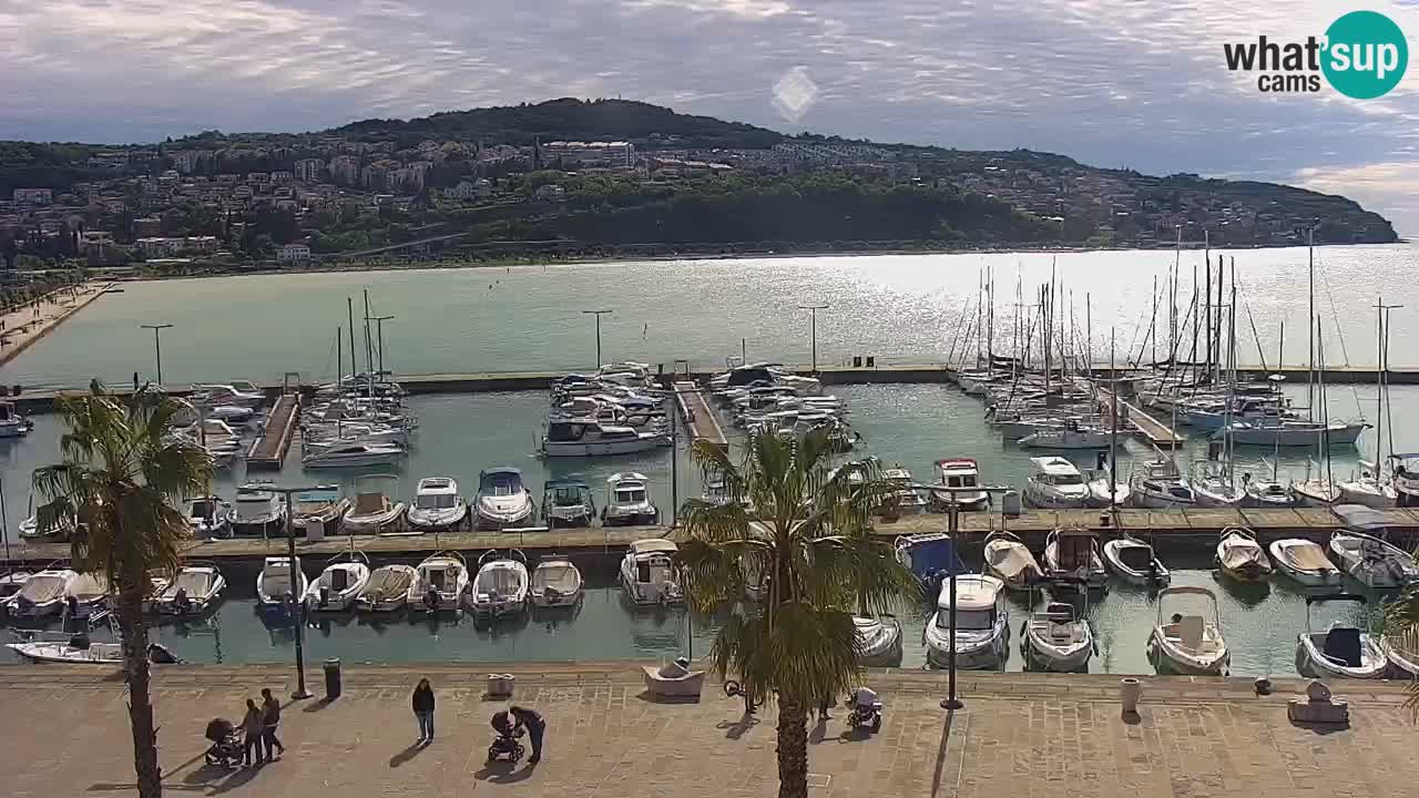 Web kamera Koper – marina i promenada – hotel Grand Koper