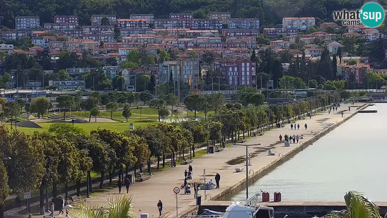 Camera en vivo Koper – puerto deportivo y paseo marítimo desde el Hotel Grand Koper