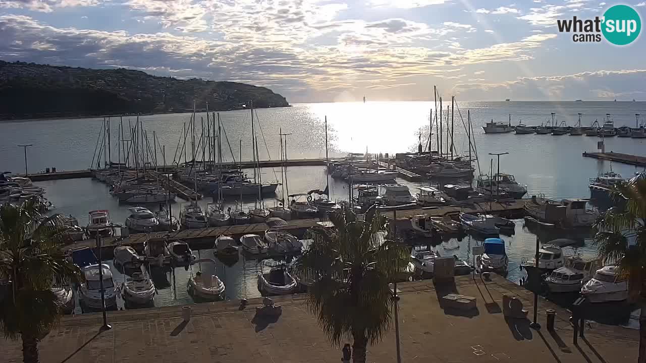 Webcam Capodistria – marina e lungo mare dall’Hotel Grand Koper