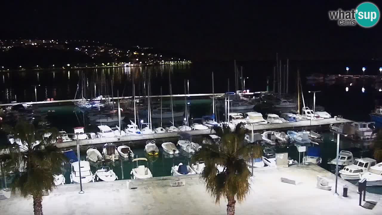 Webcam Capodistria – marina e lungo mare dall’Hotel Grand Koper