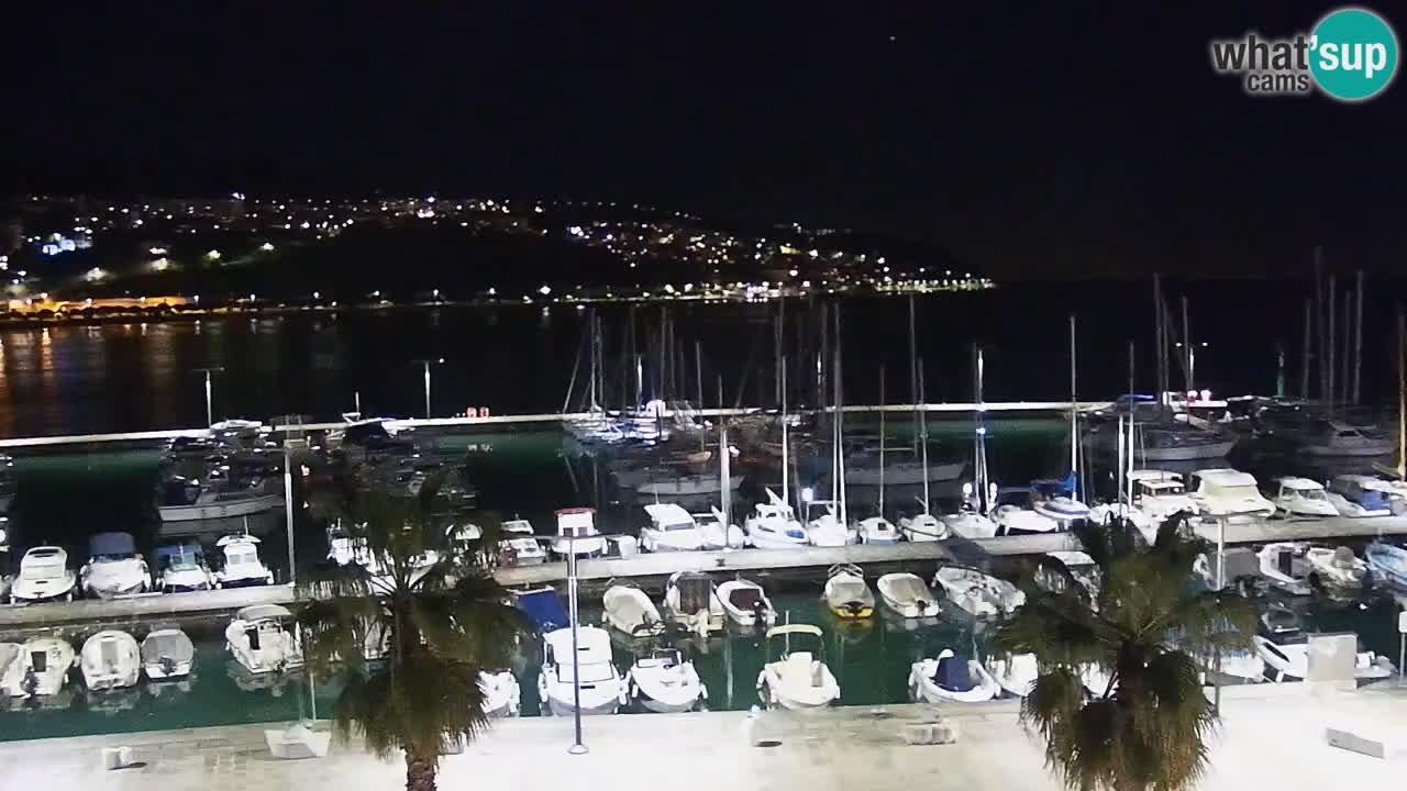 Web kamera Koper – marina i promenada – hotel Grand Koper