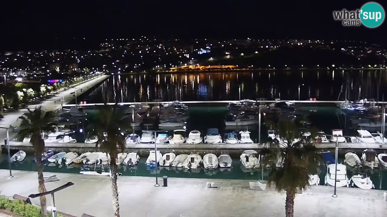 Webcam Capodistria – marina e lungo mare dall’Hotel Grand Koper