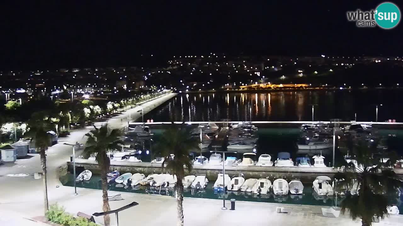 Web kamera Koper – marina i promenada – hotel Grand Koper