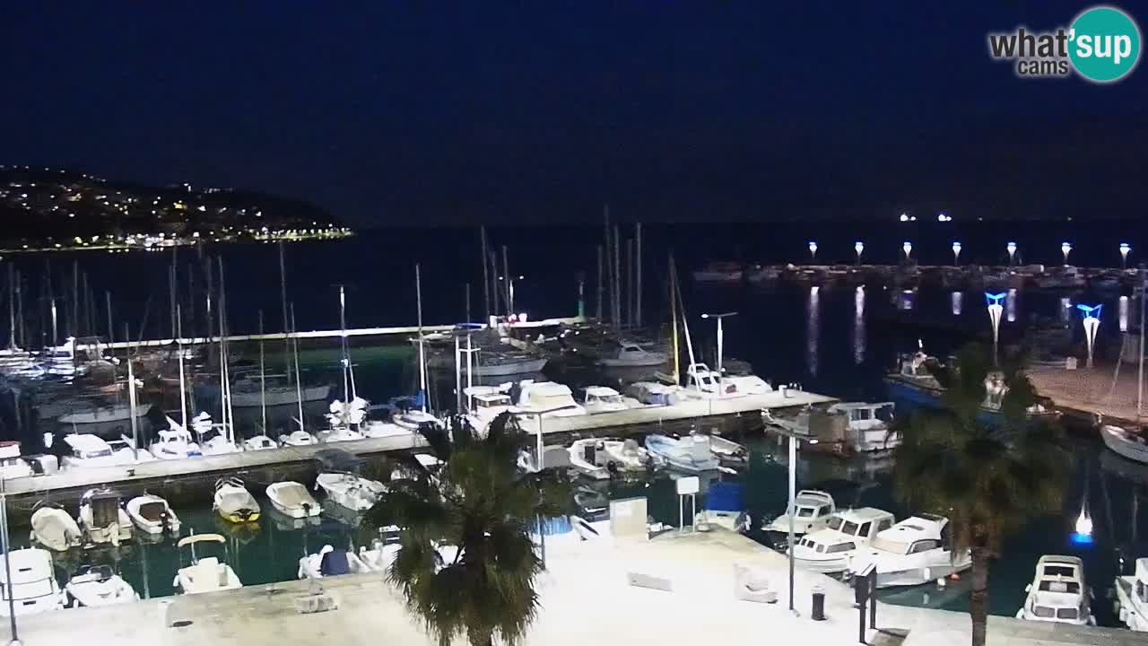 Webcam en direct du port de Koper – port de croisière et de fret – Slovénie