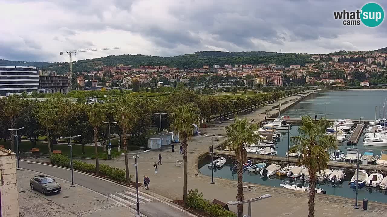 Webcam Capodistria – marina e lungo mare dall’Hotel Grand Koper