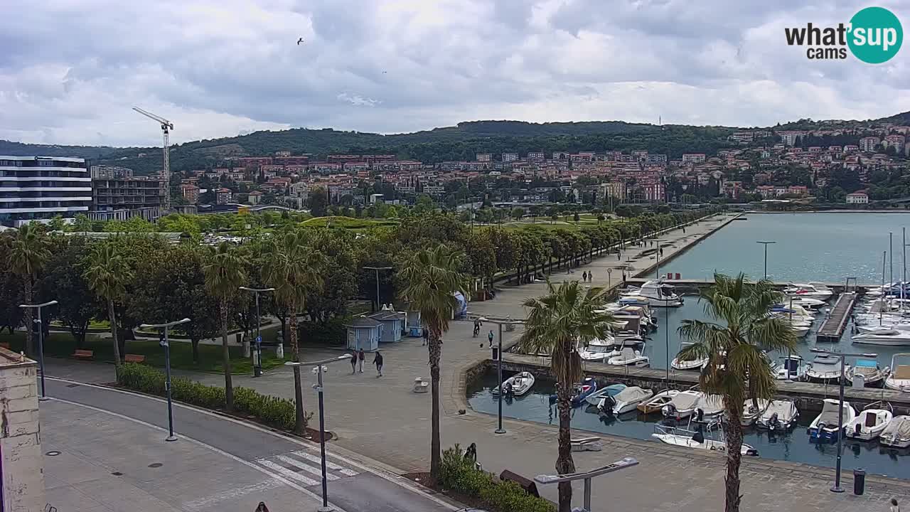 Webcam Capodistria – marina e lungo mare dall’Hotel Grand Koper