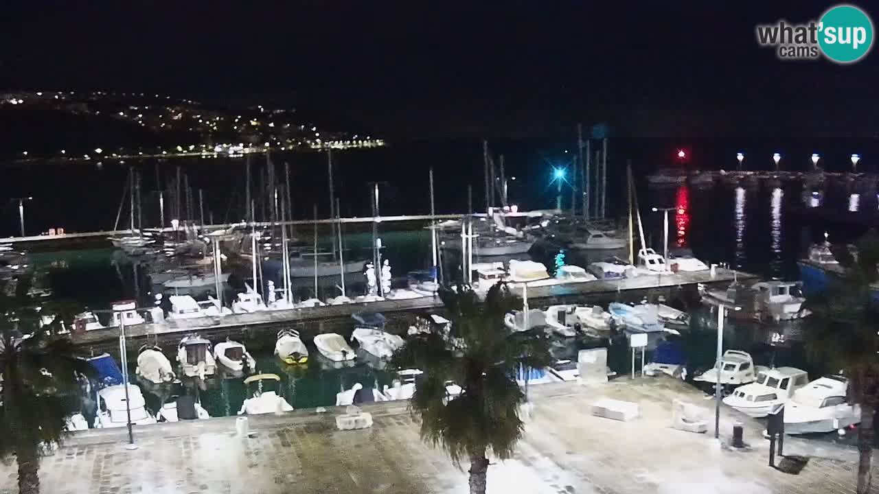 Spletna kamera Luka Koper v živo – Potniški terminal in tovorno pristanišče – Slovenija