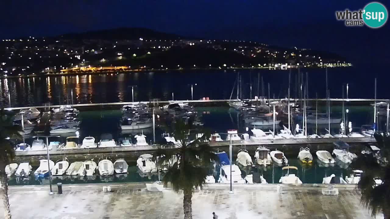 Webcam Capodistria – marina e lungo mare dall’Hotel Grand Koper