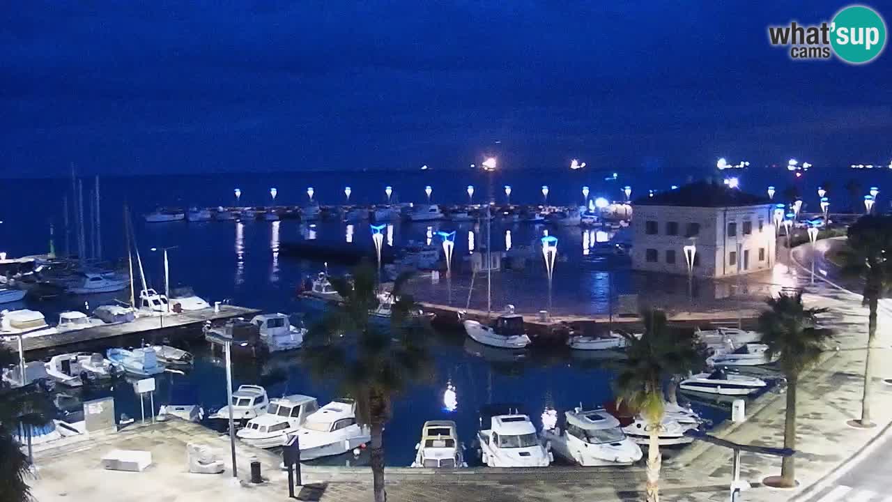 Webcam Capodistria – marina e lungo mare dall’Hotel Grand Koper