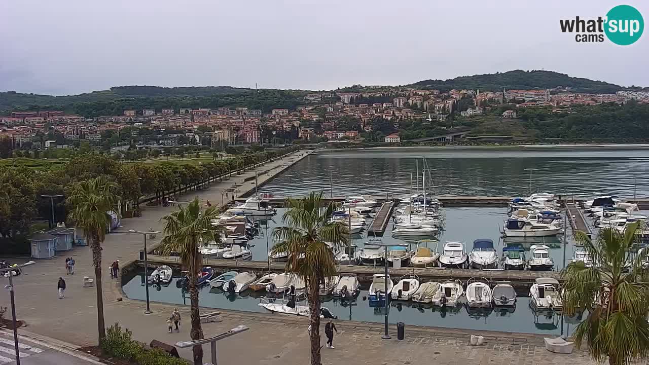 Web kamera Koper – marina i promenada – hotel Grand Koper