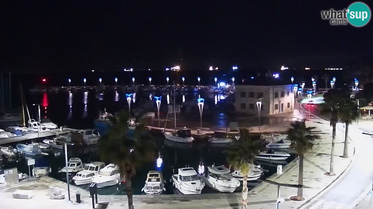 Camera en vivo Koper – puerto deportivo y paseo marítimo desde el Hotel Grand Koper