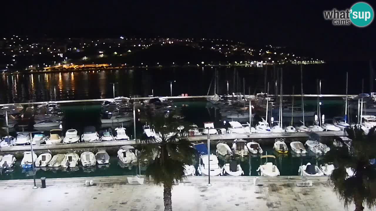 Webcam en direct du port de Koper – port de croisière et de fret – Slovénie