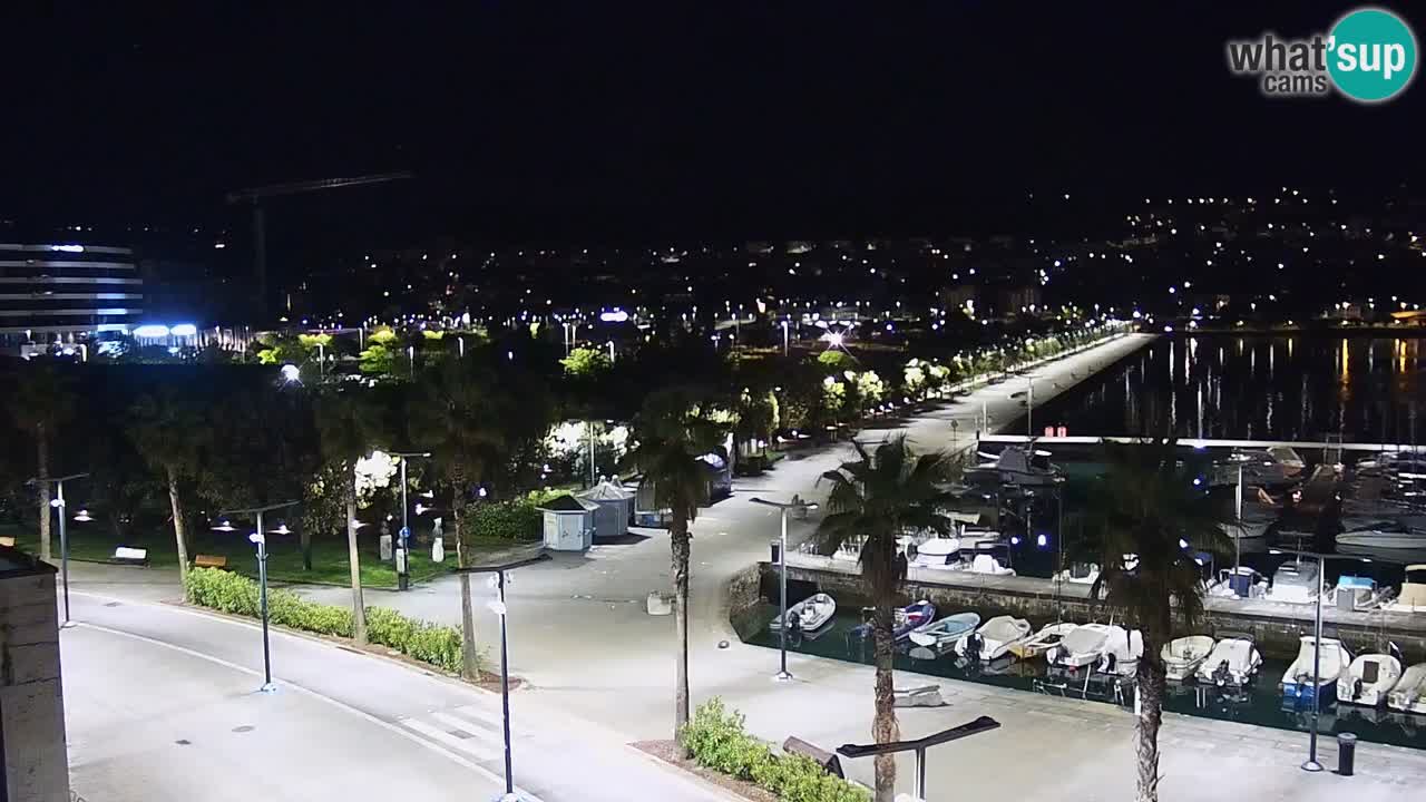 Web kamera Koper – marina i promenada – hotel Grand Koper
