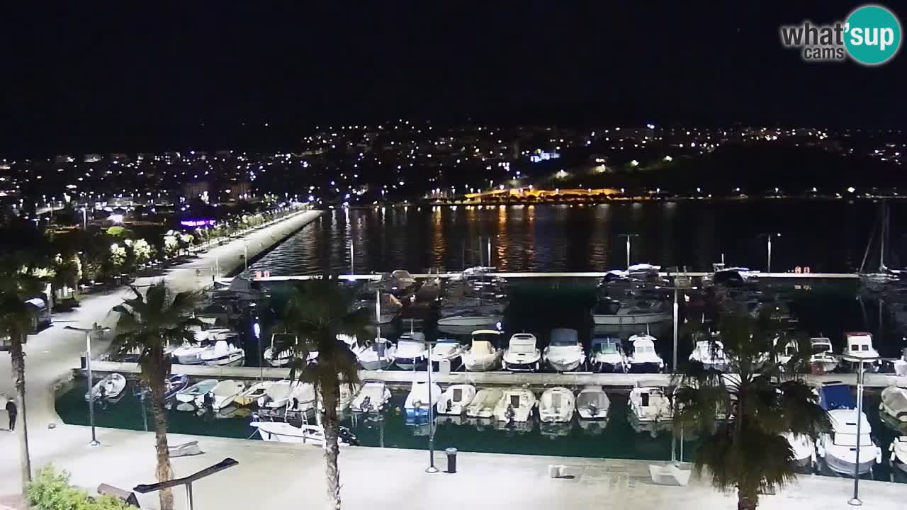 Web kamera Koper – marina i promenada – hotel Grand Koper