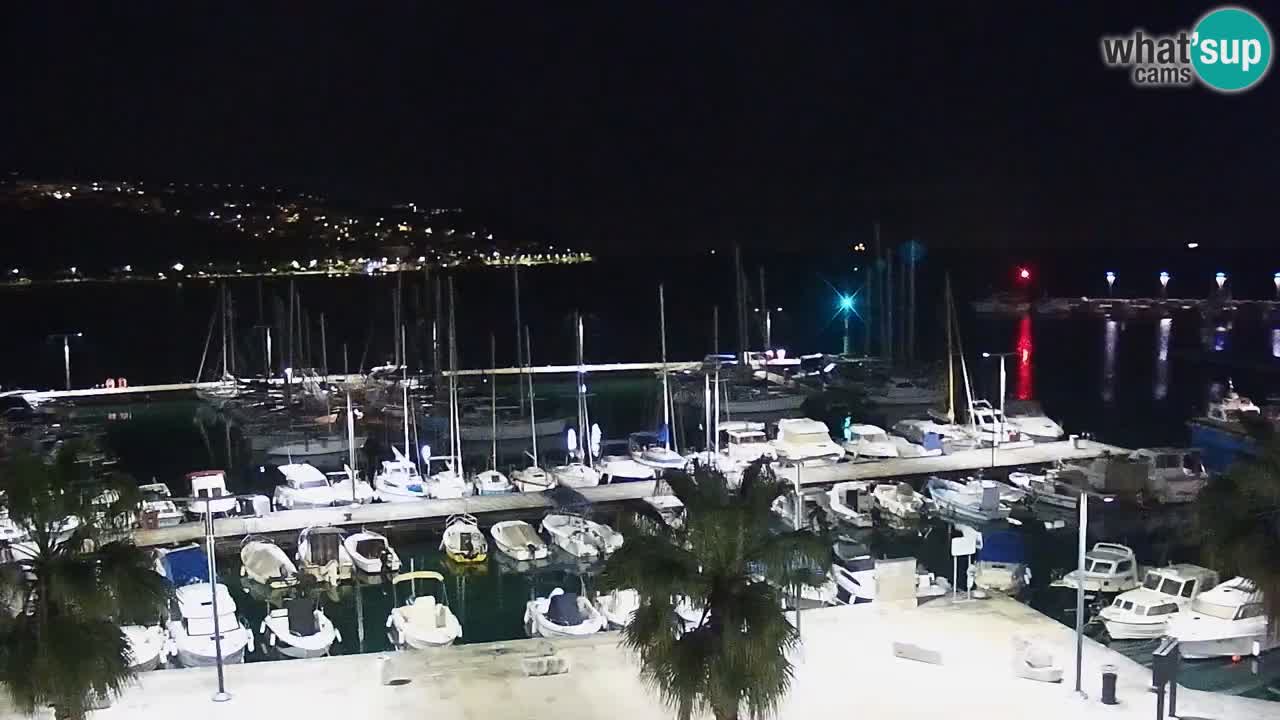 Web kamera Koper – marina i promenada – hotel Grand Koper