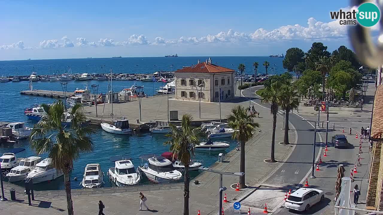 Webcam Capodistria – marina e lungo mare dall’Hotel Grand Koper