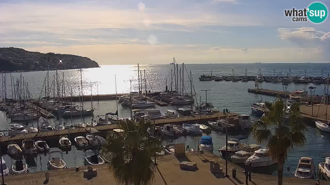 Il porto di Koper – Capodistria live webcam – porto crociere e mercantile – Slovenia