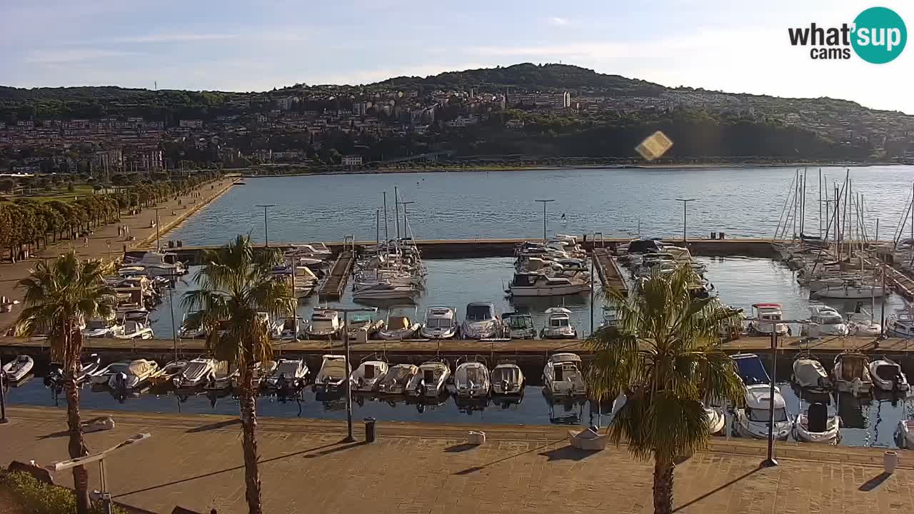 Web kamera Koper – marina i promenada – hotel Grand Koper