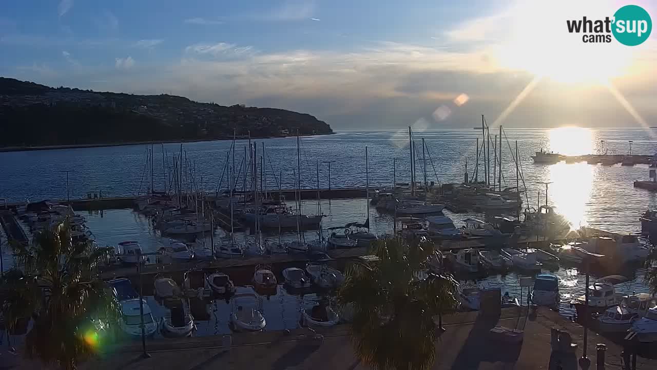Webcam en vivo del Puerto de Koper – puerto de carga y cruceros – Eslovenia
