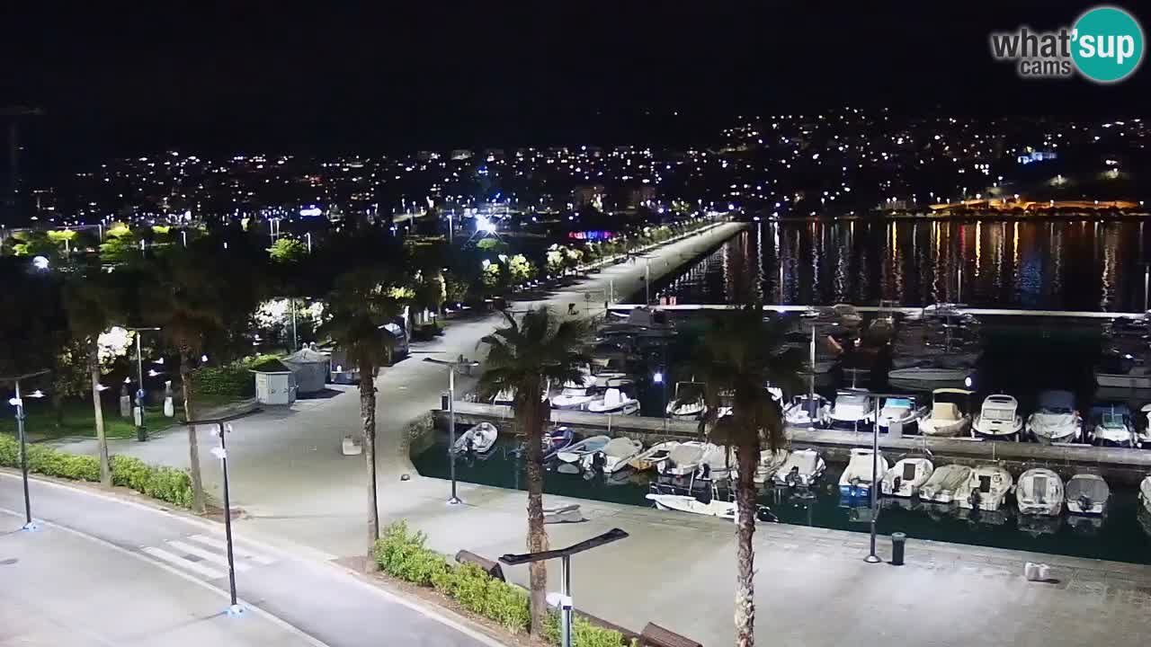 Web kamera Koper – marina i promenada – hotel Grand Koper