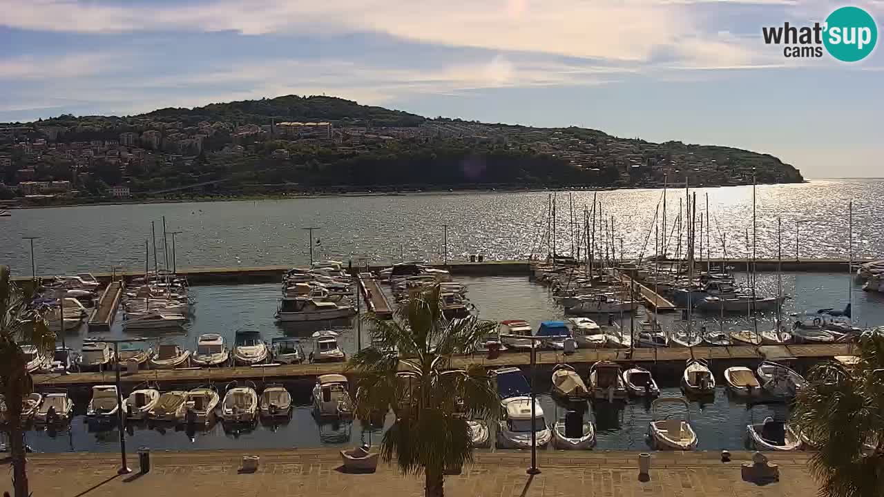 Luka Kopar uživo web kamera – Turistički terminal i teretna luka – Slovenija