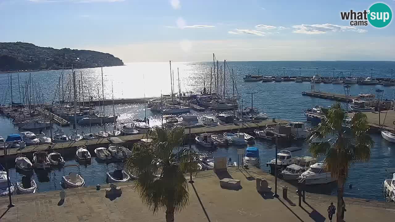 Web kamera Koper – marina i promenada – hotel Grand Koper
