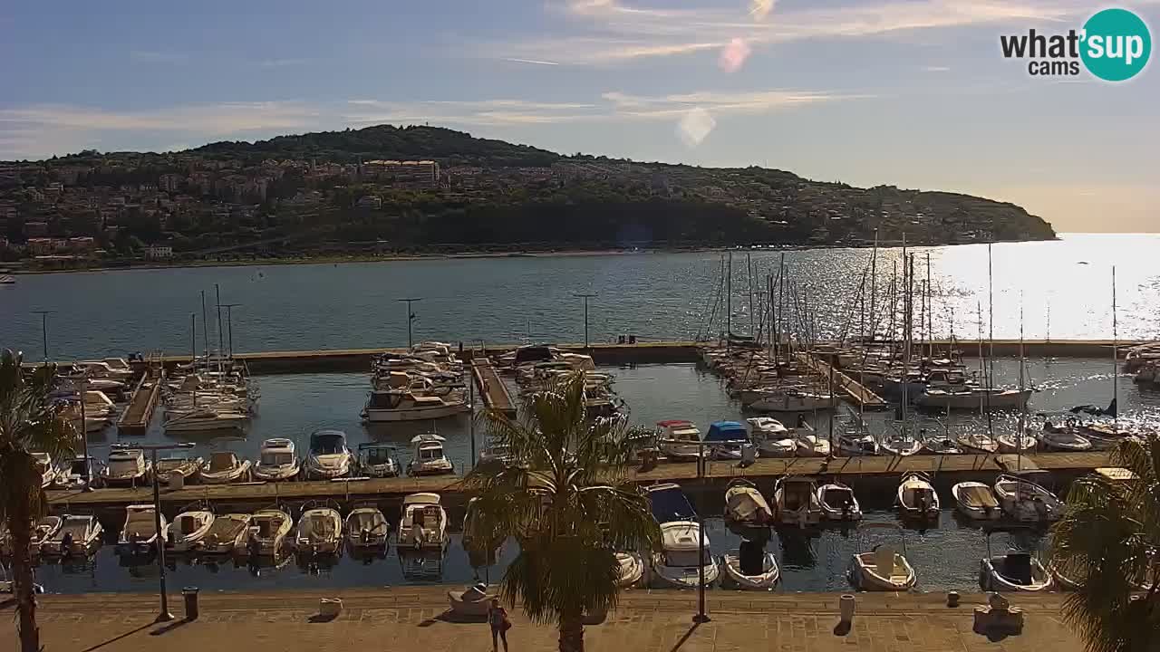Web kamera Koper – marina i promenada – hotel Grand Koper