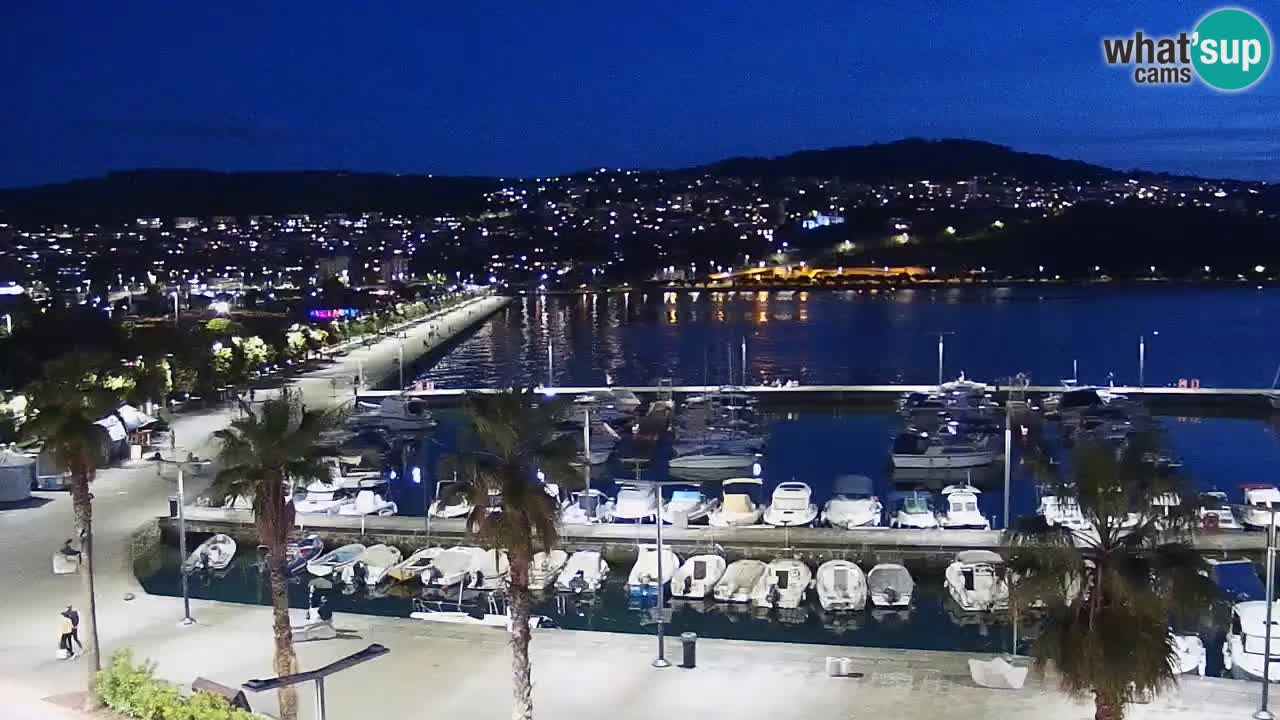 Web kamera Koper – marina i promenada – hotel Grand Koper