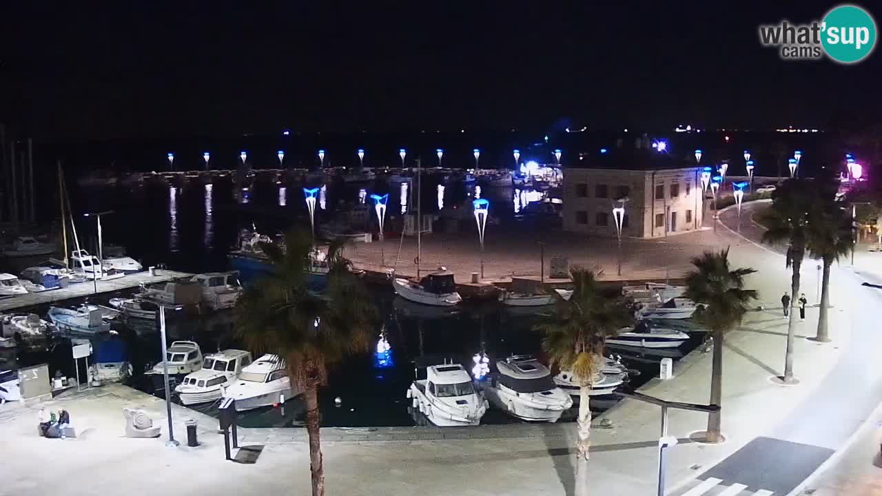 Spletna kamera Koper – Panorama na marino in promenado s Hotela Grand Koper