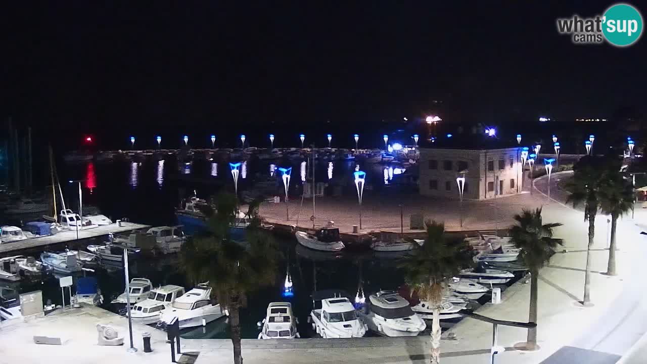 Webcam Capodistria – marina e lungo mare dall’Hotel Grand Koper