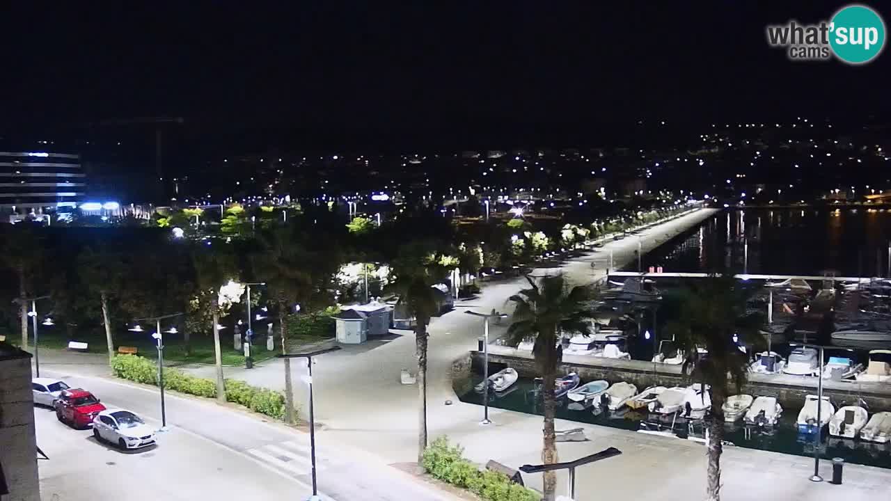 Webcam Capodistria – marina e lungo mare dall’Hotel Grand Koper