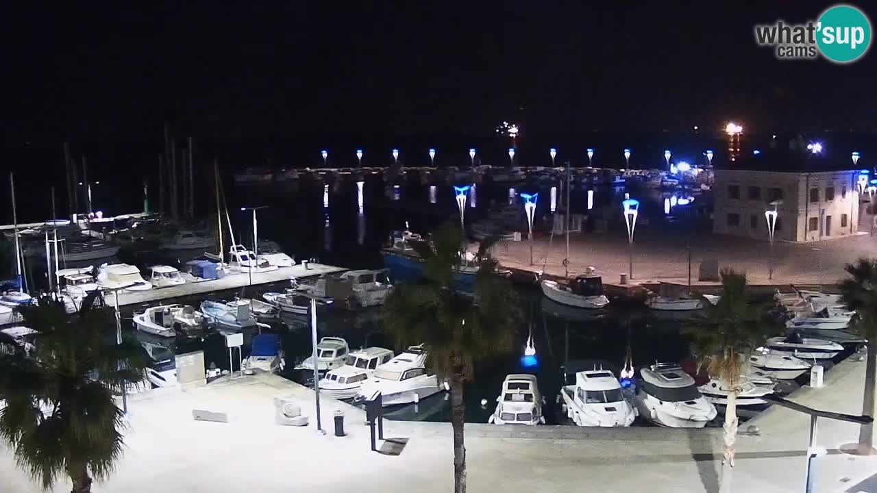 Webcam Capodistria – marina e lungo mare dall’Hotel Grand Koper