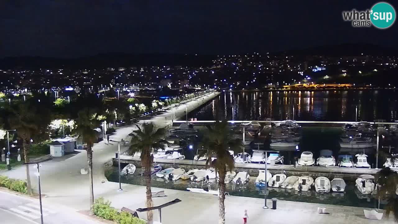 Web kamera Koper – marina i promenada – hotel Grand Koper