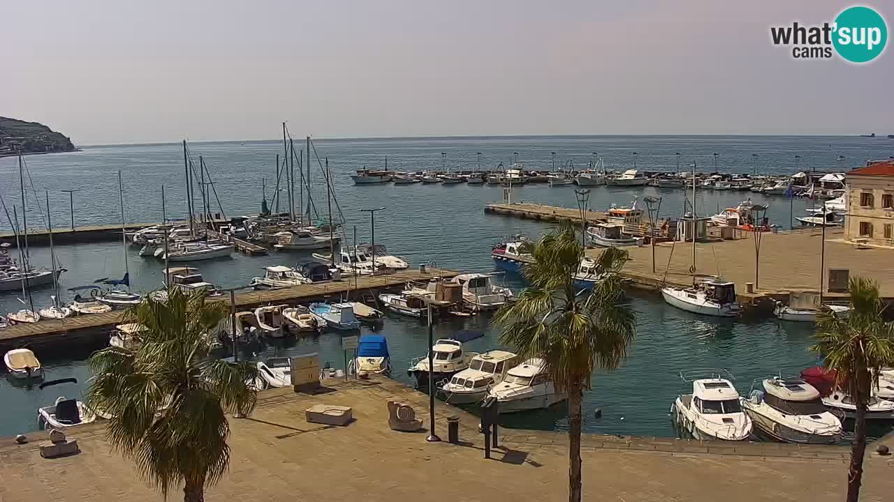 Spletna kamera Koper – Panorama na marino in promenado s Hotela Grand Koper