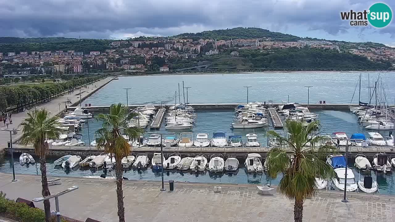 Web kamera Koper – marina i promenada – hotel Grand Koper