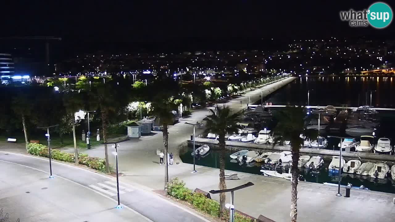 Web kamera Koper – marina i promenada – hotel Grand Koper