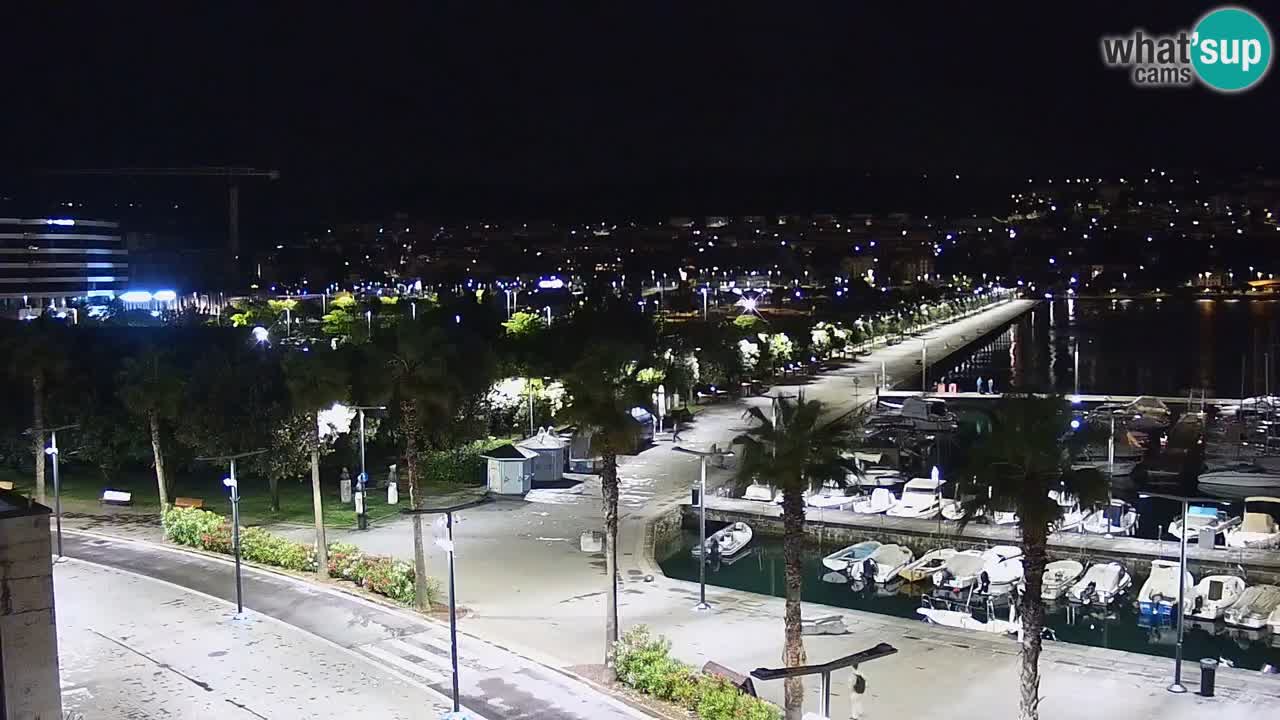 Web kamera Koper – marina i promenada – hotel Grand Koper