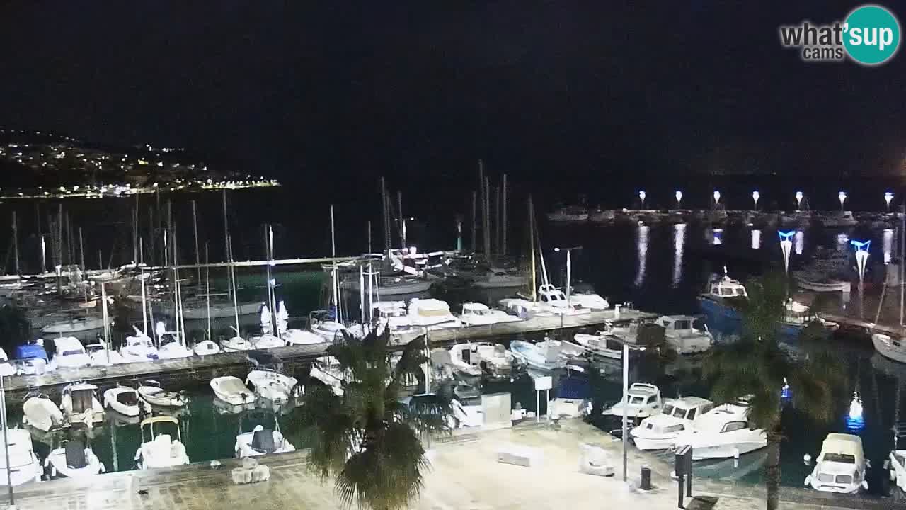 Webcam Capodistria – marina e lungo mare dall’Hotel Grand Koper