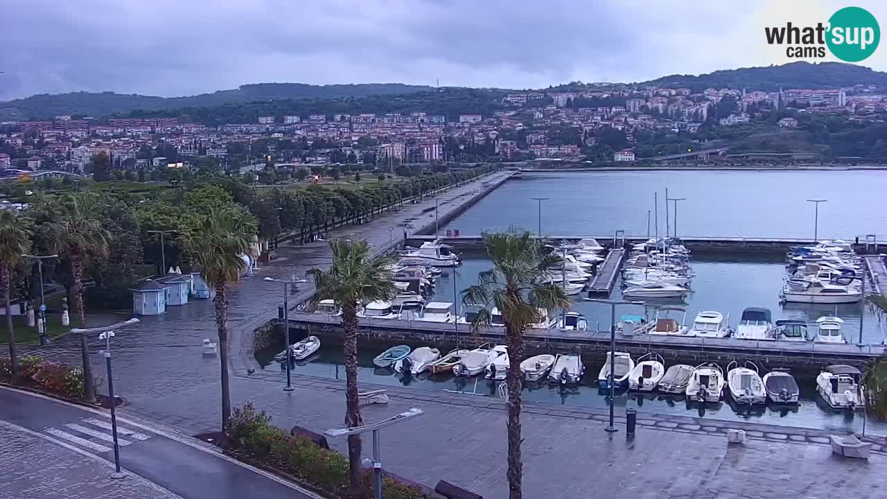 Der Hafen von Koper Live-Webcam – Kreuzfahrt- und Frachthafen – Slowenien