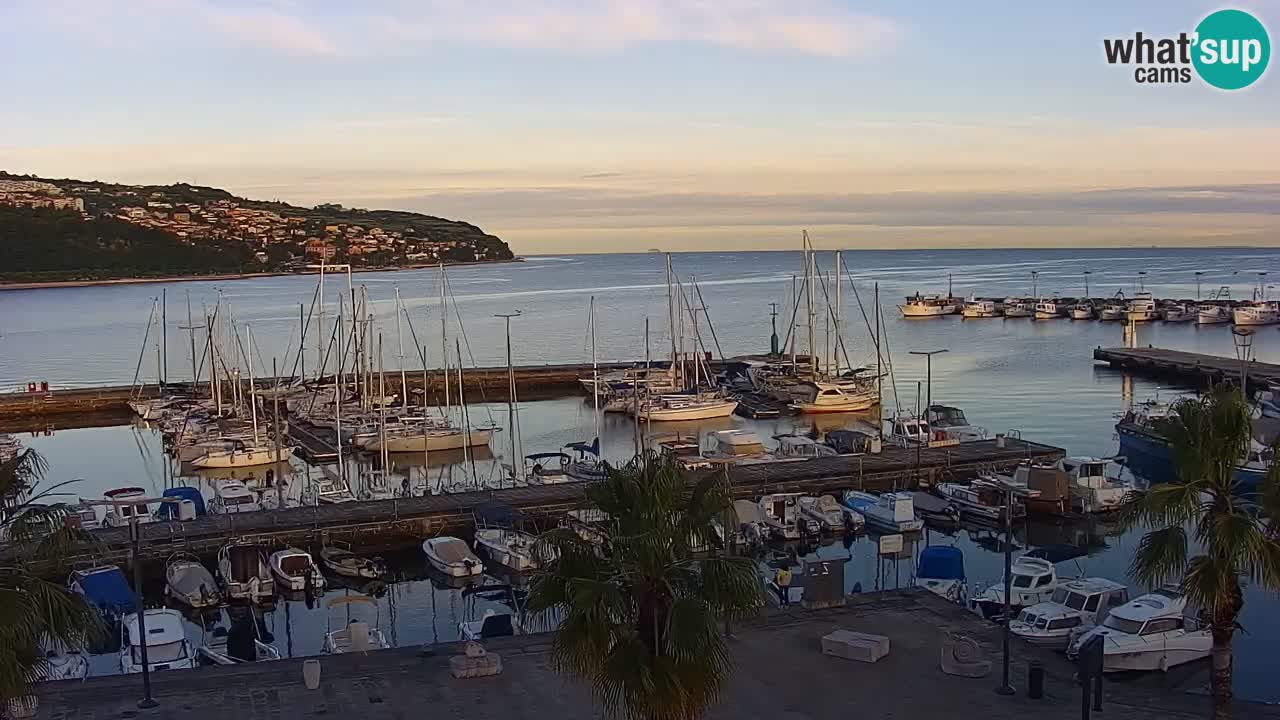 Web kamera Koper – marina i promenada – hotel Grand Koper